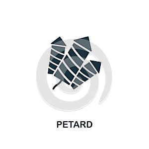 Petard icon. Premium style design from christmas icon collection. UI and UX. Pixel perfect Petard icon for web design, apps,