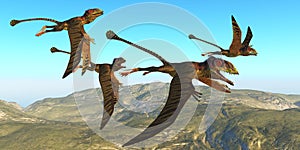 Peteinosaurus Reptile Flight