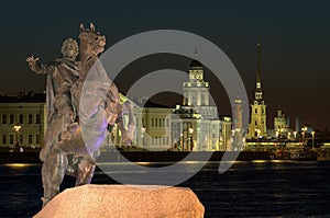 Peter the Great statue in St. Petersburg, Russia