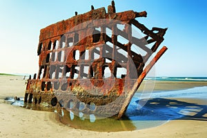 Peter Iredale Shipwreck on the Oregon Coast