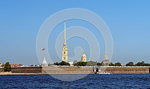 Peter and Paul fortress and Neva River, Saint Petersburg