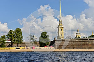 Peter and Paul fortress in Saint-Petersburg