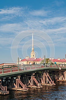 Peter and Paul Fortress in Saint-Petersburg, Rus