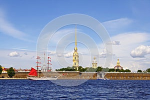 Peter and Paul fortress. Saint-Petersburg, Russia