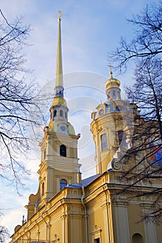 Peter and Paul fortress in Saint-Petersburg, Russia.