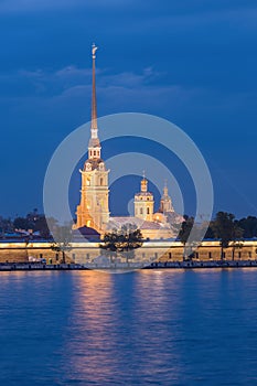 Peter and Paul Fortress at St.Petersburg, Russia