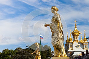 Petergof known as Petrodvorets - monument of World Architecture and Park Art