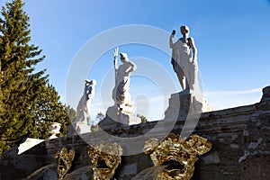 Petergof known as Petrodvorets - monument of World Architecture and Park Art