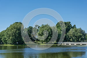 Peterhof, Holgin Island on the pond of the same name