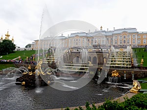 The Peterhof Palace. Historic Centre of Saint Petersburg and Related Groups of Monuments