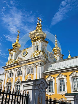 Peterhof`s Grand Palace Church