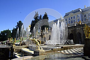 Peters Palace at Peterhof, St Petersburg, Russia