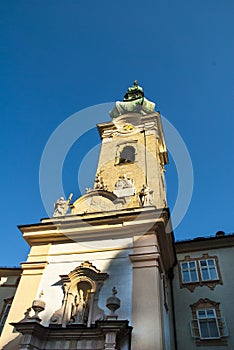 Petersfriedhof or St. Peter`s Cemetery is the oldest cemetery in the Austrian city of Salzburg