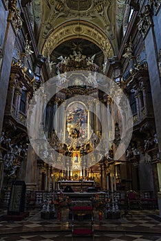 Peterskirche or St. Peter Church in Vienna, Austria