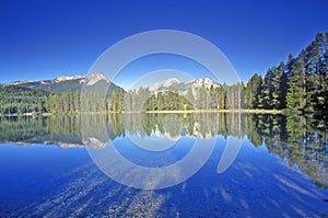 Petit Lake and Sawtooth Mountains, Idaho