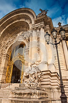 Petit Palais in a cloudy winter day just before spring