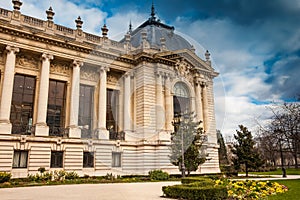 Petit Palais in a cloudy winter day just before spring