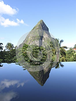 Petit Piton in St Lucia (portrait)