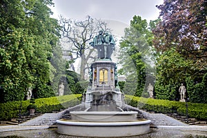 Petit Sablon Square in Brussels, Belgium