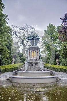 Petit Sablon Square in Brussels, Belgium