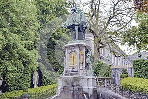 Petit Sablon Square in Brussels, Belgium