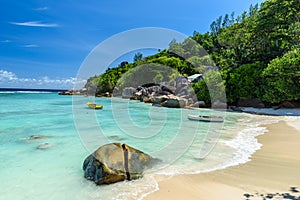 Petite Anse - beautiful beach on island Mahe, Seychelles