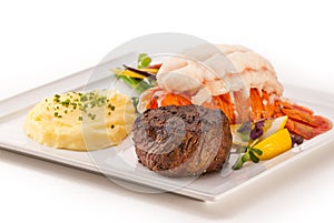 Petite Fillet and Lobster photo