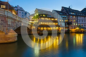 The Petite-France area in Strasbourg.