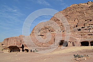 Petra is an ancient city in Jordan, the capital of Idumea, later the capital of the Nabataean Kingdom.