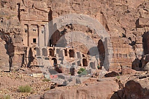 Petra is an ancient city in Jordan, the capital of Idumea, later the capital of the Nabataean Kingdom.