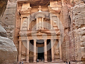 Petra is an ancient city in Jordan, the capital of Idumea, later the capital of the Nabataean Kingdom.