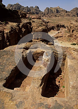 Petra ancient tombs