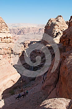 Petra, Archaeological Park, Jordan, Middle East