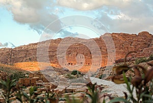 Petra, historical and archaeological city in southern Jordan photo