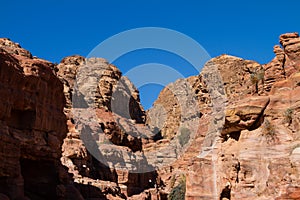 Petra, Jordan UNESCO world heritage site and one of The New 7 Wonders of the World.