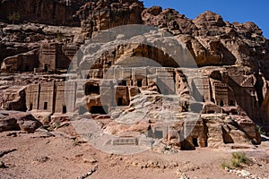 Petra Street of Facades Nabataean Tombs