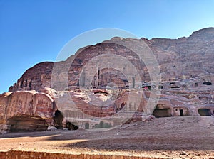 Petra - Tombe dalla Strada delle Facciate photo