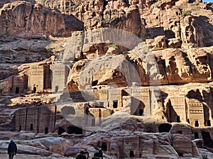Petra - Tombe nella roccia dalla Strada delle Facciate photo