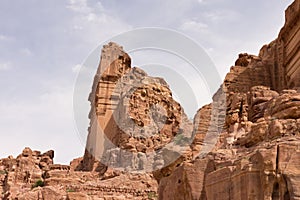 Petra Tombs from the Side