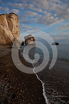 Petra tou Romiou, Aphrodite's birthplace.