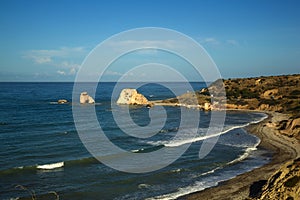 Petra tou Romiou. Cyprus