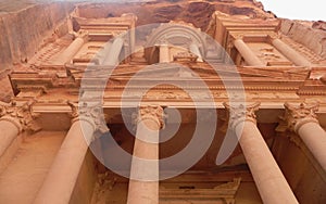 Petra Treasury Temple bottom view