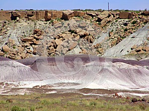 Petrified Forest National Park landscape, Arizona, USA