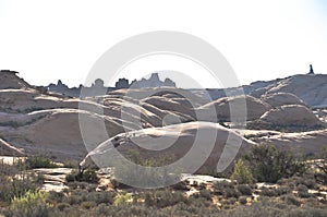 Petrified sand dunes at Arches National Park, Utah