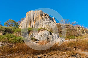 Petrified waterfalls, Hierve El Agua, Oaxaca, Mexico