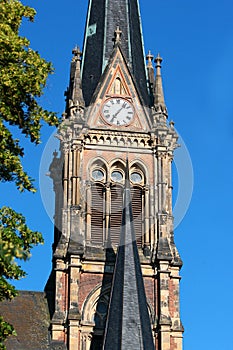 Petrikirche, a Protestant church building in Chemnitz, Germany photo