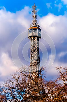 Petrin lookout tower Petrinska rozhledna in Prague photo