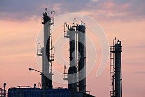 Petrochemical plant industry zone