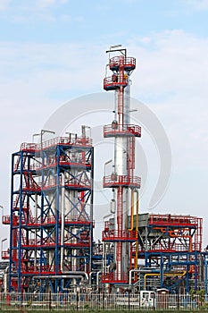 Petrochemical plant industry zone