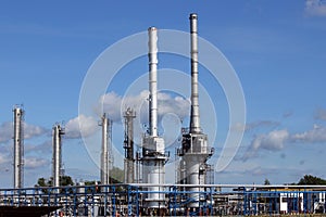 Petrochemical plant oil refinery